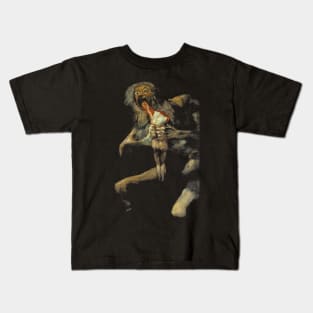 Saturn Devours His Son Kids T-Shirt